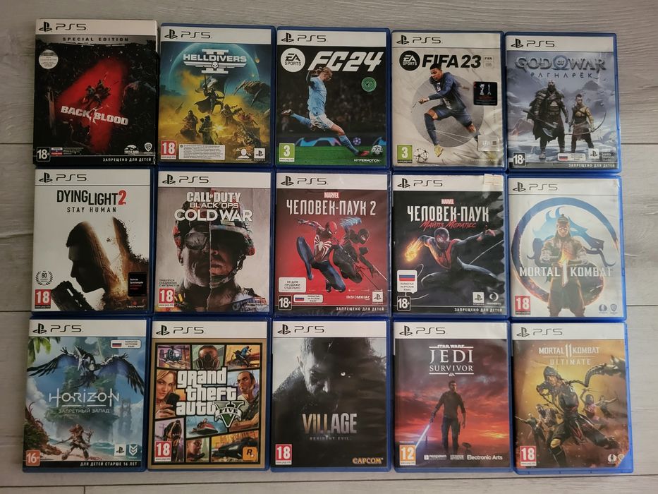 Fc25 UFC5 COD MW2,3 Back 4 blood пс5