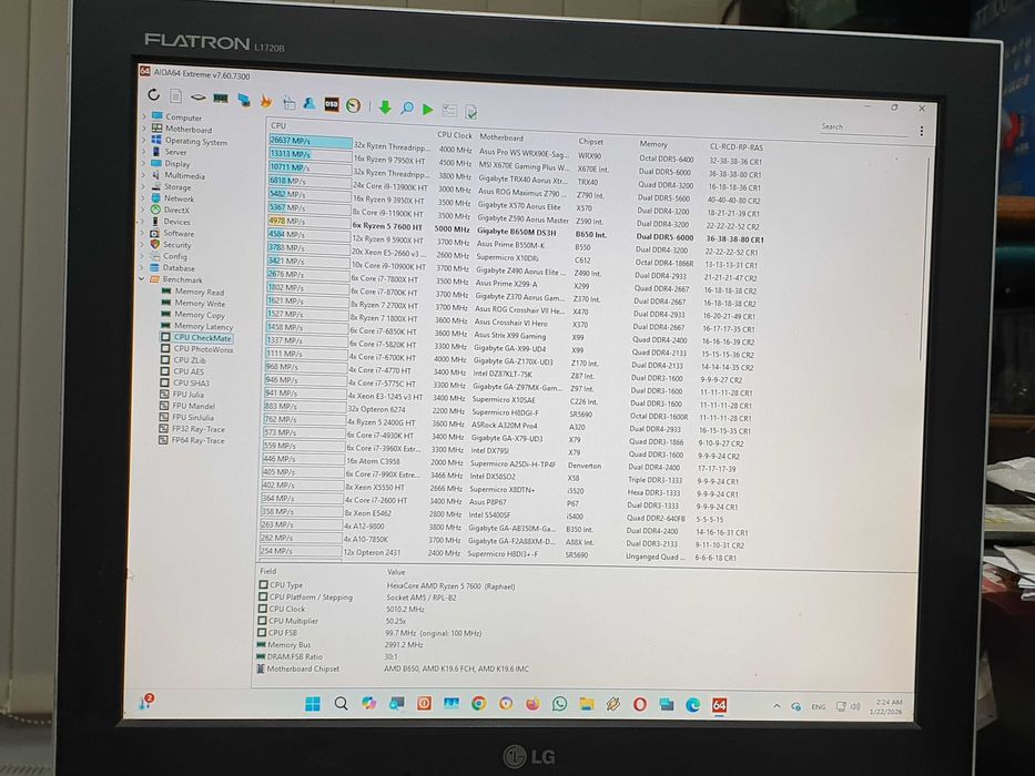 Kit memorie RAM 32GB DDR5 6000MHz CL36 Dual-Channel Kingston FURY