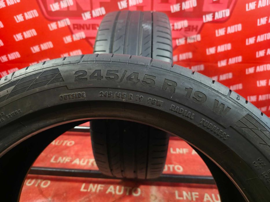 Anvelope de VARA - 245/45/19 - Continental - 5.83 MM - DOT 2019 !