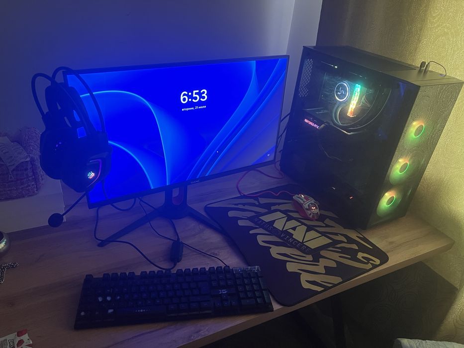 Игровой компьютер i5-12400f, rtx 3050