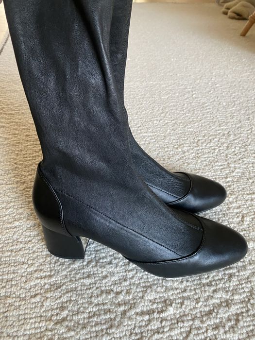 Cizme tip botine NOI din piele naturala foarte moale Massimo Dutti, 38