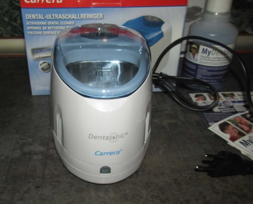 Ултразвукова ваничка за почистване на зъбни протези, бижута, украшения