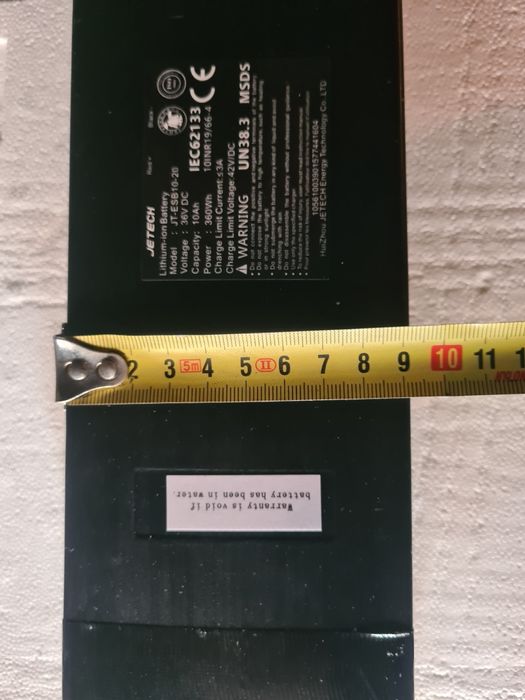 Acumulatori JETECH Lithium-ion Battery  36v 10ah noi