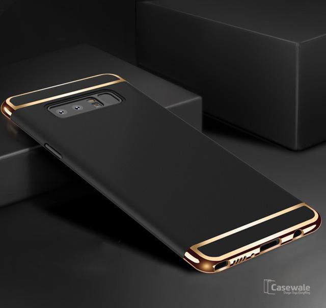 Husa Elegance Luxury 3 in 1 pentru Samsung Galaxy Note 8 Neagra