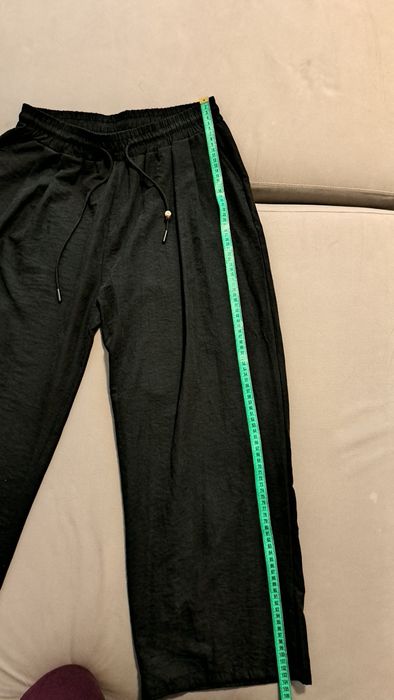 Pantaloni negri largi, 3XL