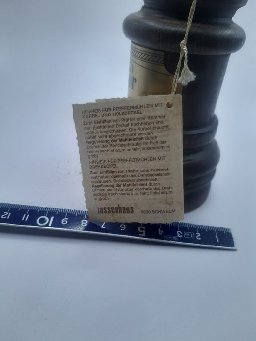 Rasnita ZASSENHAUS-Germania,noua,10 ani garantie.