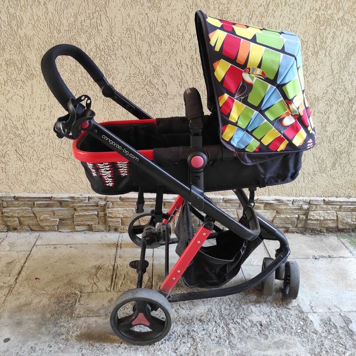 Cangaroo Комбинирана бебешка количка, цена 130 лв