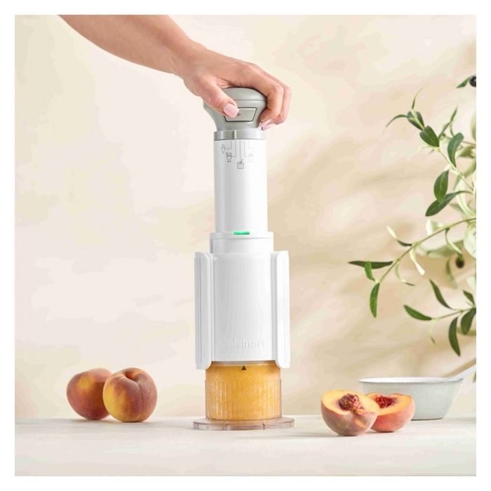 Машина за сладолед Cuisinart Freeze Wand ICEFD10E, 250W, 240 мл, 5 програми, Без BPA, Тиха работа, Бял
