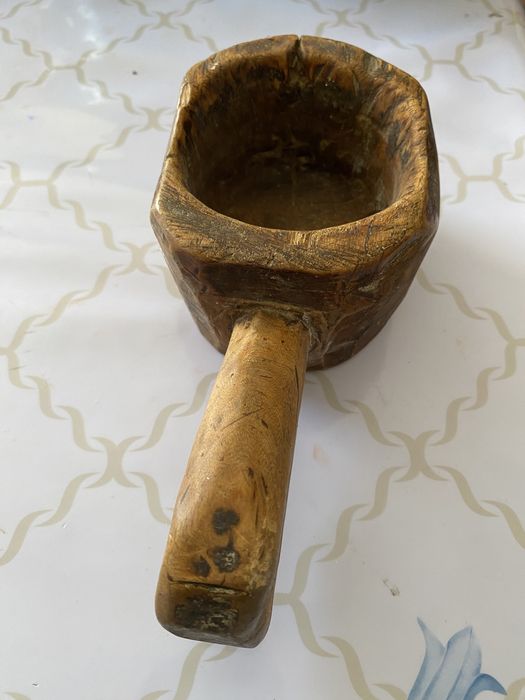 Ступка дерево ручное