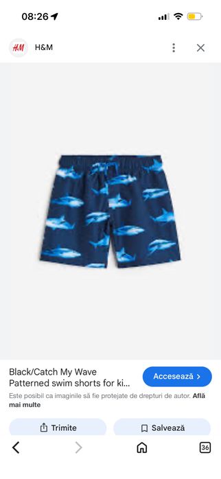 Bermude copii H&M marimea 116