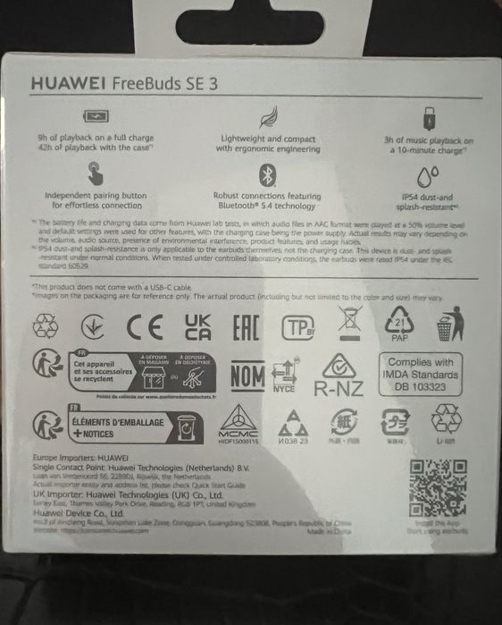 Casti In-Ear HUAWEI FreeBuds SE 3 True wireless, nou sigilat