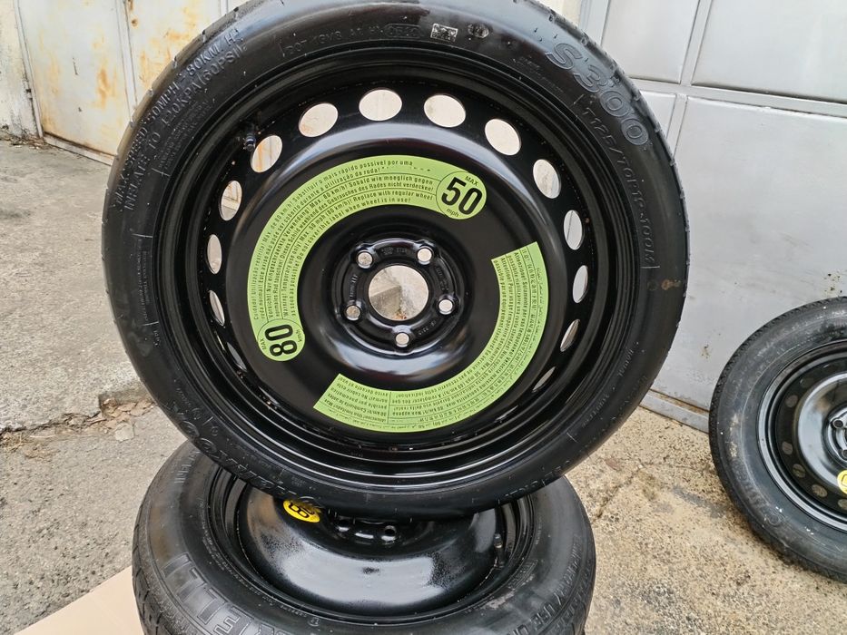 Roată Rezervă Slim Subțire 5X112 R19 125 70 R19 Audi A4B8 ,A5, A4 B8.5