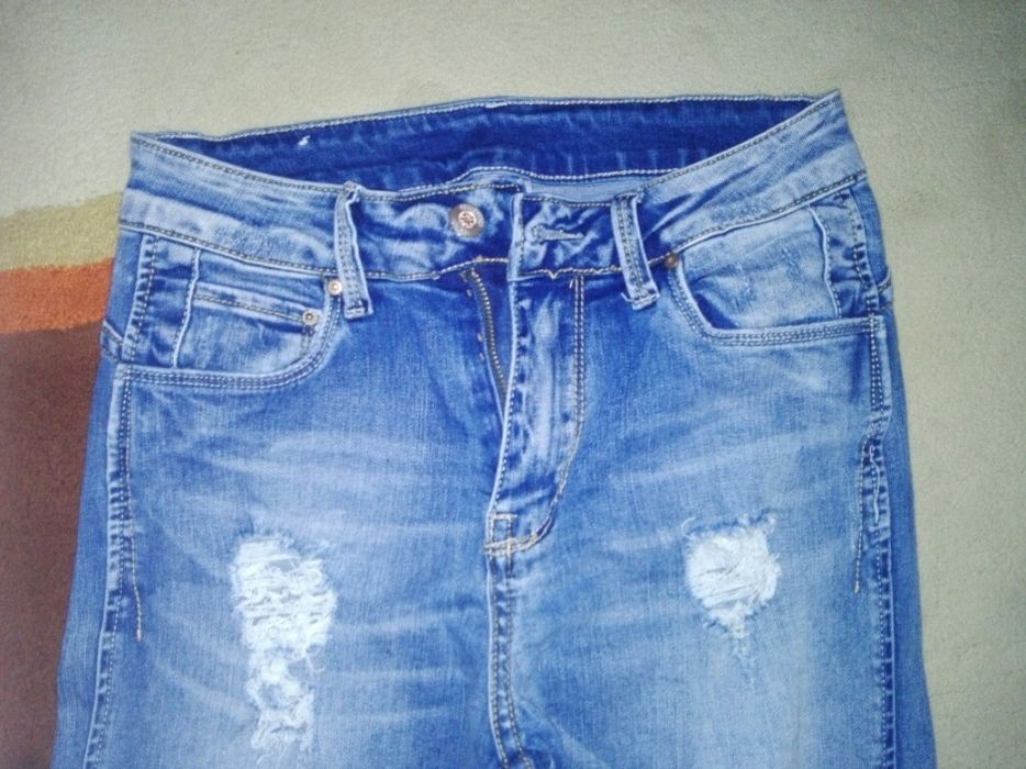 Blugi talie inalta XS, stare foarte buna