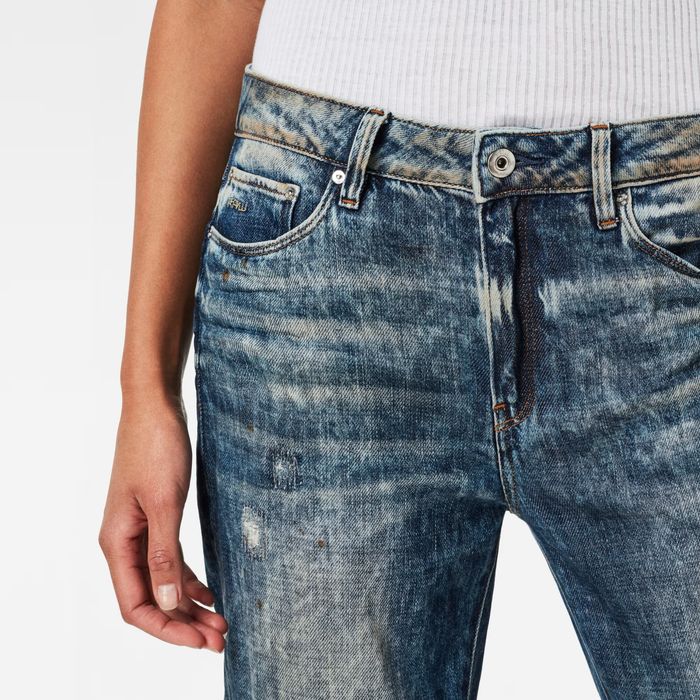 G-Star RAW 3301 Quilted Denim Mid Waist Boyfriend 7/8  ОРИГИНАЛНИ дамски дънки - 25-26