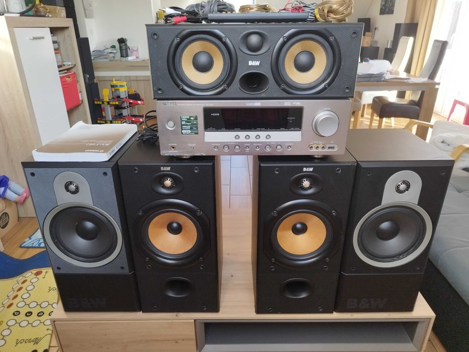 Bowers Wilkins 5.0 + Receiver Yamaha RX-V461