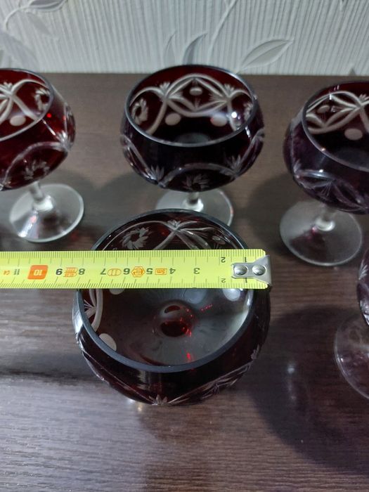 Vand Set Pahare Cristal Rubin