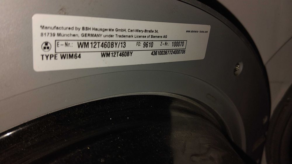 Пералня Siemens Oq 500