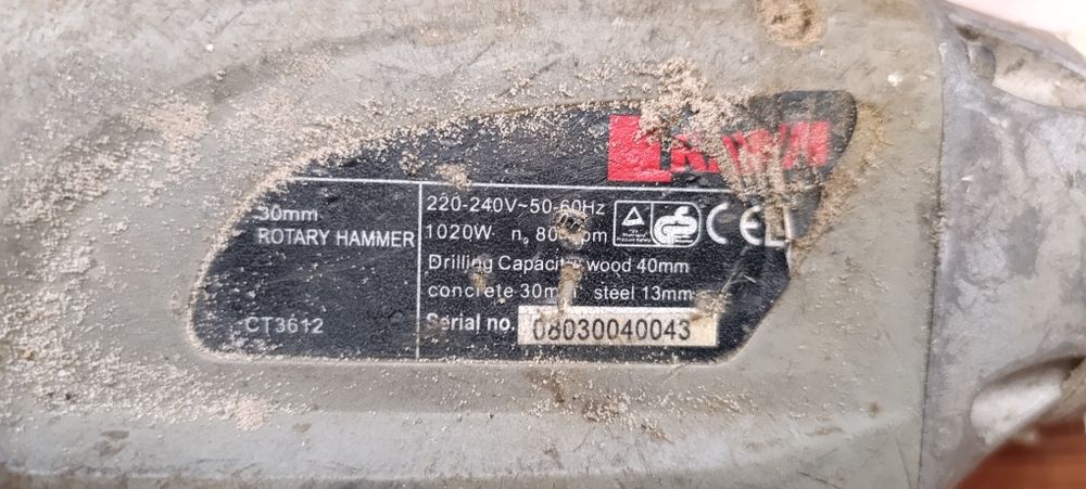 Crown perforator xolati o'rtacha rabochiy