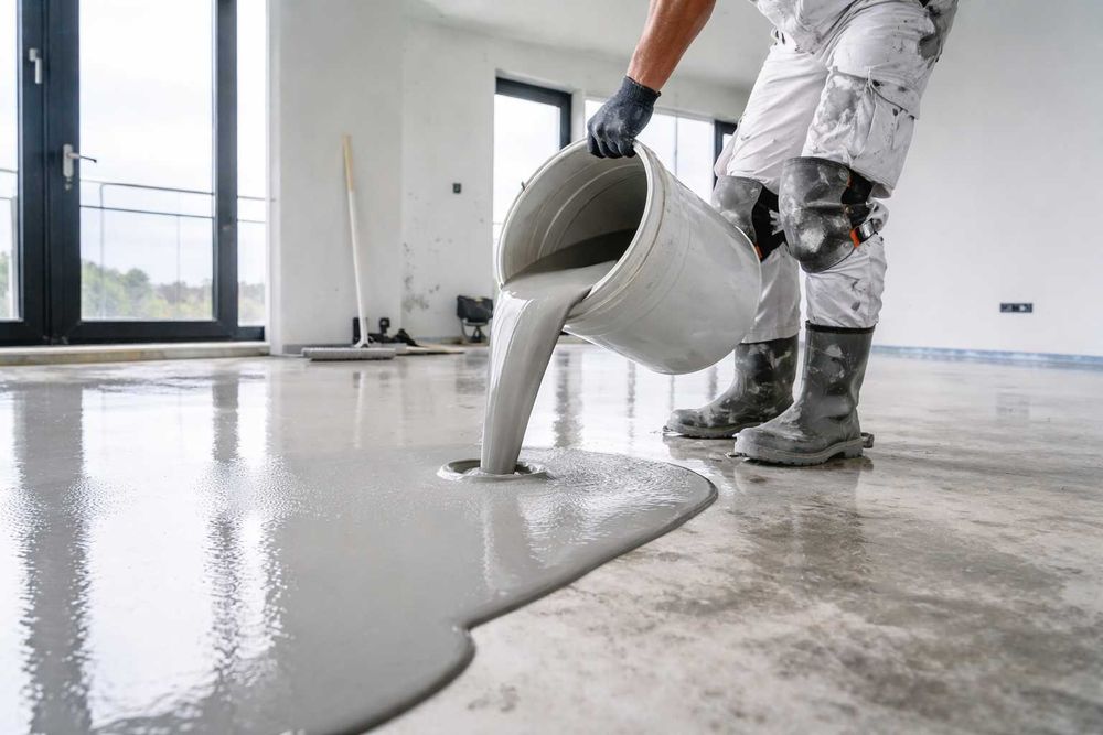 Заливка наливного пола