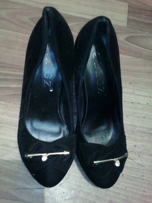 Туфли замшевые - 1000