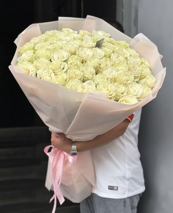 Розы голландские пионы