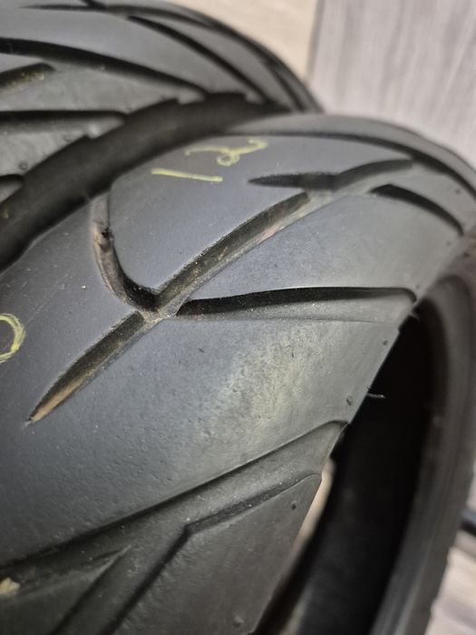 Set anvelope moto 110 70 12 cu 120 70 12 Duro