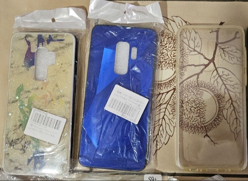 Huse Samsung S9+ plus, noi, silicon albastru, roz, transparent, verde