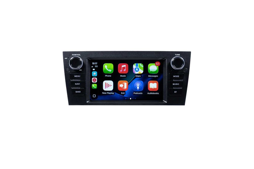 Navigatie E90 BMW Seria 3 Android 15 , Apple Carplay , Android Auto + Camera Marsarier