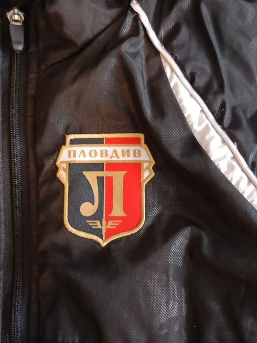 Детско черно яке JUMPER x Lokomotiv Plovdiv