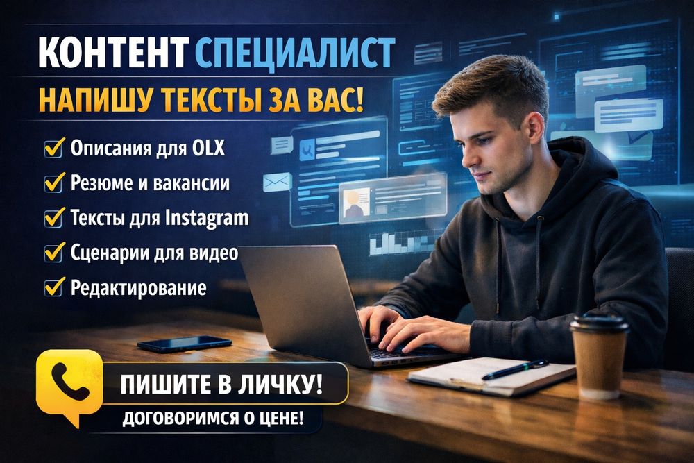 Тексты для бизнеса и объявлений