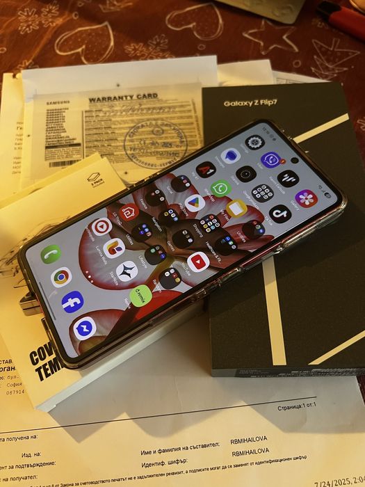 Samsung Flip Z 7/512- гаранция до 24.07.2027