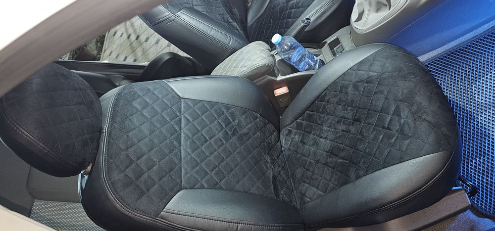 Автопилот чехол на Шевроле Кобальт. Эва коврики с бортами на Кобальт