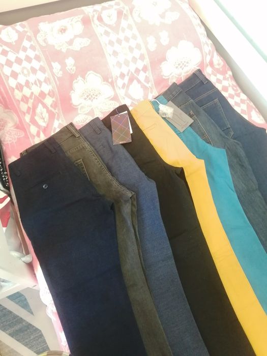 Брюки джинсы слаксы