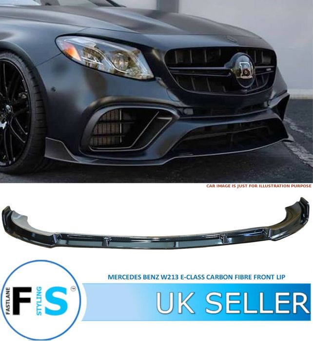 Mercedes Benz W213 передняя губа / спойлер