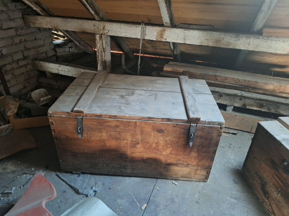 Cufar din lemn masiv/lada zestre