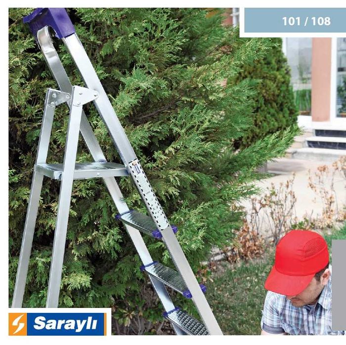 Металлические стремянки 10 (9+1). Турция. Бесплатная доставка