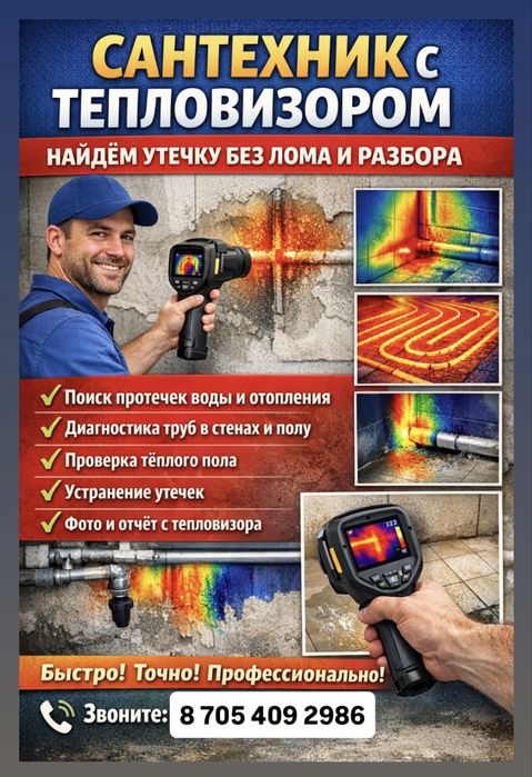 Тепловизор Алматы 24/7