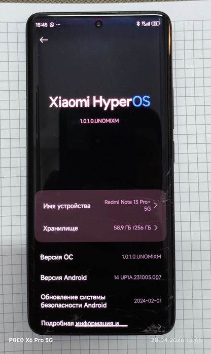 Xiaomi Redmi note 13 pro plus 5G