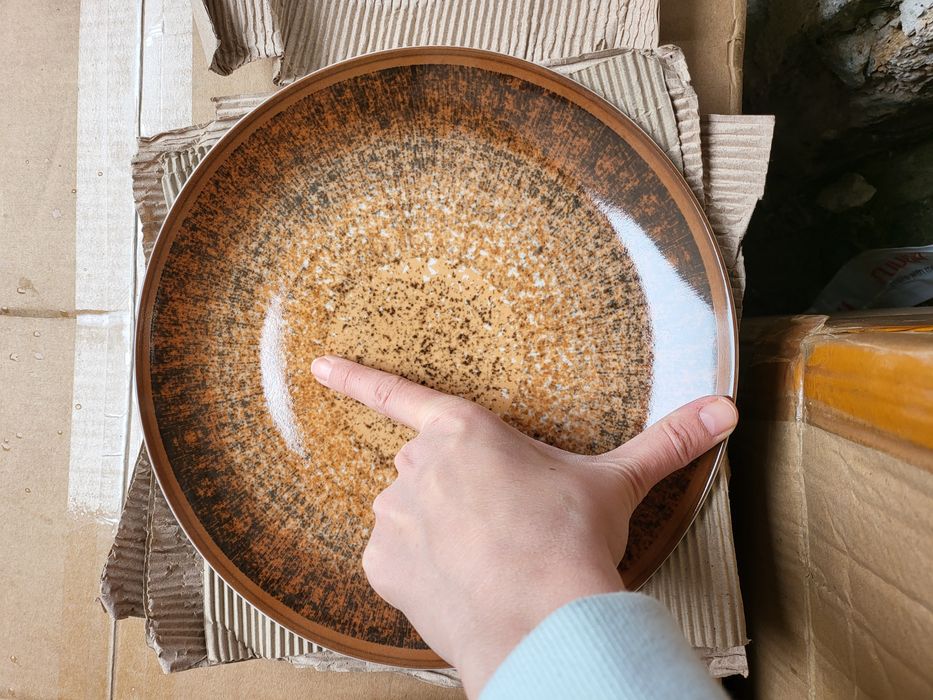 Комплект за хранене порцелан van Well Ella чинии чаши купички сервиз