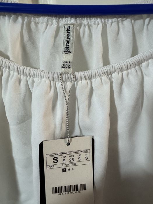 Top StradiVarius Alb