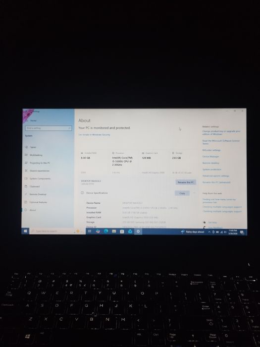 Laptop dell latitude  e5550 8GB RAM