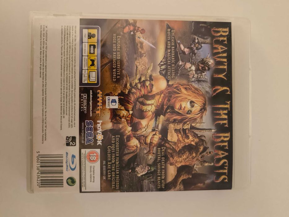 Golden Axe Beast Rider 45лв.  Игра за Ps3, Playstation 3