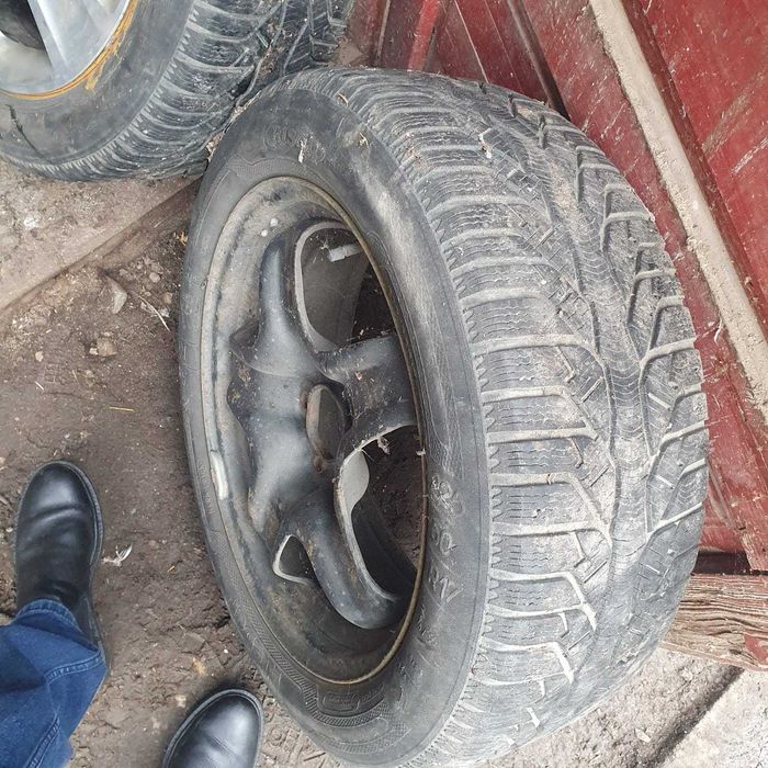 4 Roti din Oțel 5x115/17 si Roata Rezerva Slim Opel Insignia, Zafira
