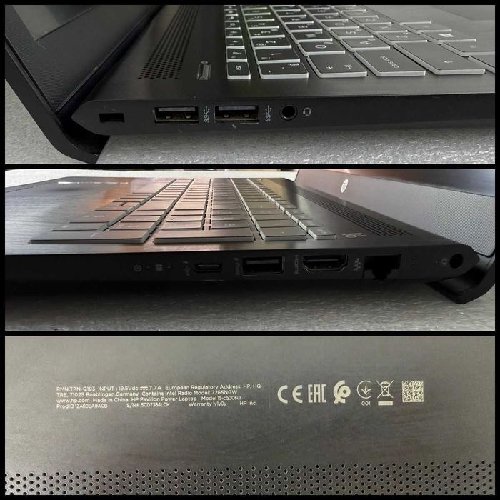 Laptop Gaming HP Pavilion i5-7300HQ 8GB DDR4 1TB HDD Nvidia GTX 1050Ti