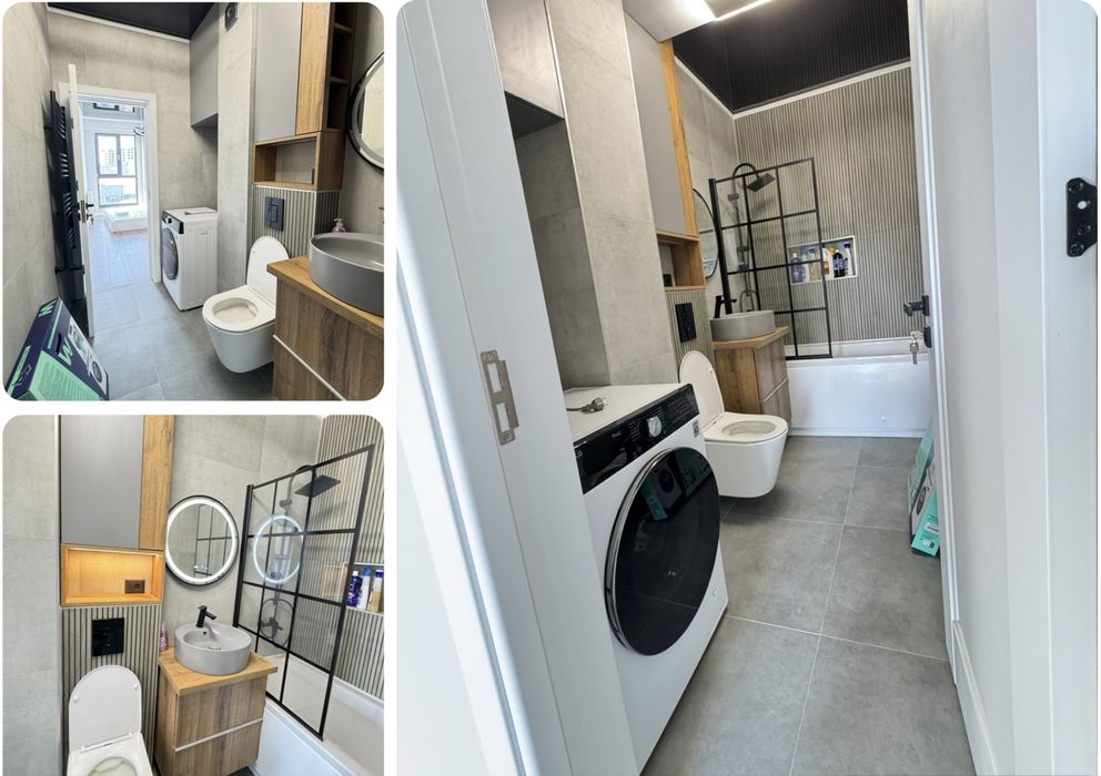 Apartament 2 camere,2 bai finisat la cheie