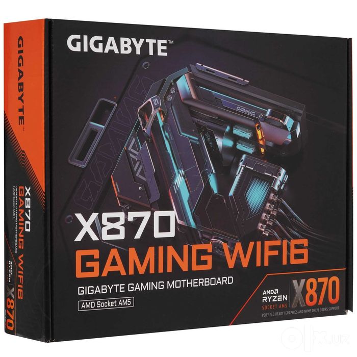 - Материнская плата MB Gigabyte AMD AM5 X870 GAMING WF6 DDR5