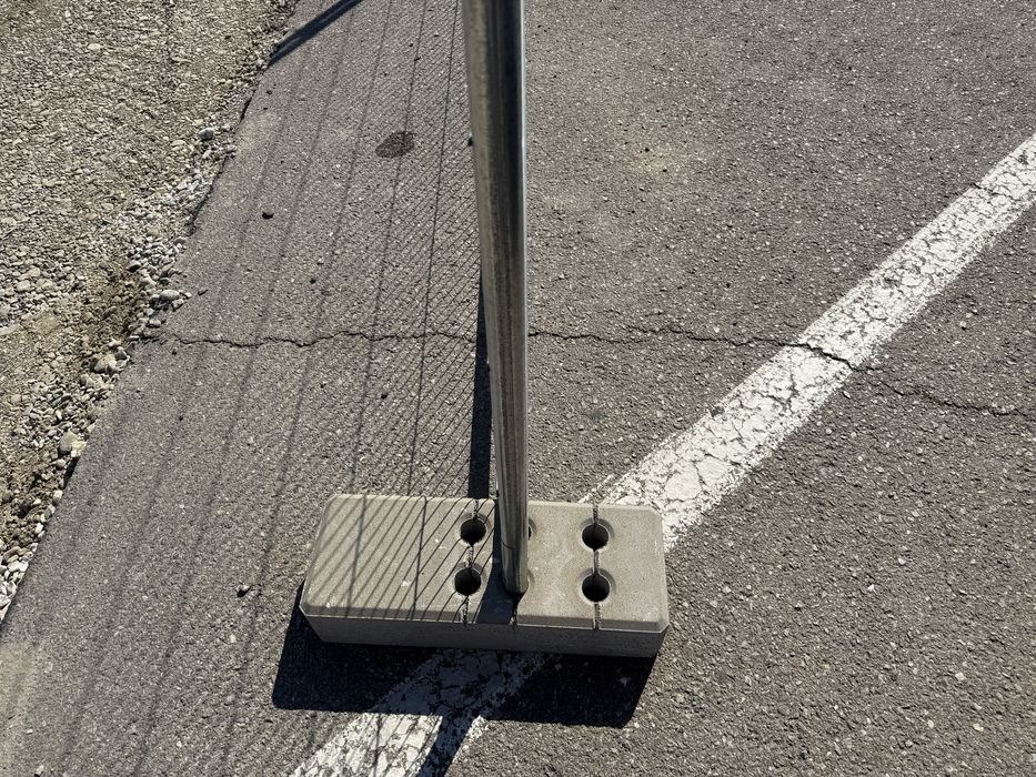 Gard mobil imprejmuire santier, provizoriu