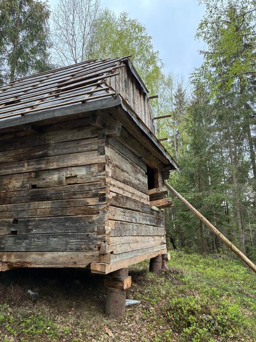 Casuță, cabana din barne lemn 500 cm x 370 cm