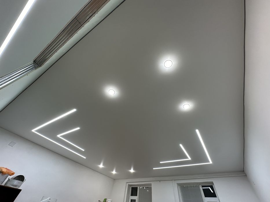 Натяжные потолки 1300тг