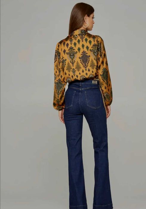 Дънки Чарлстон разкроени M/L Lynne